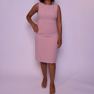 ANN TAYLOR | Light Pink Midi Dress